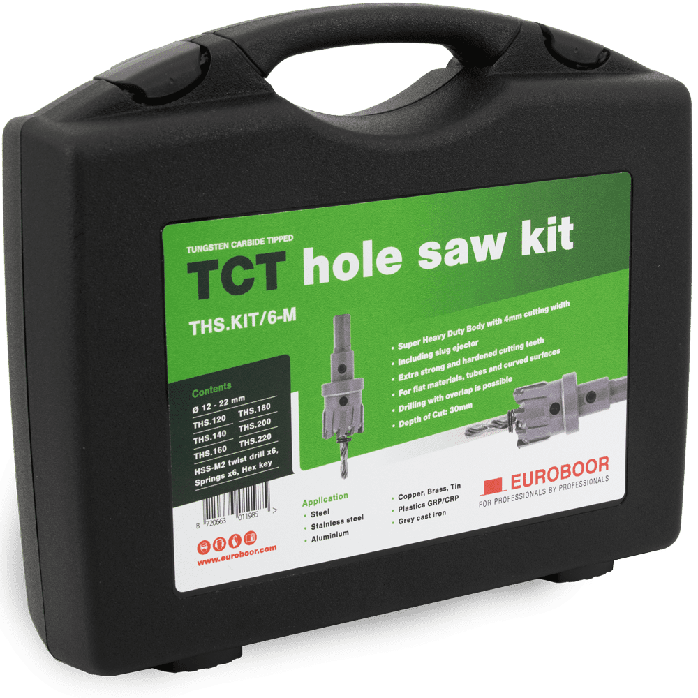 Набор для сверления отверстий TCT 12 мм - 22 мм