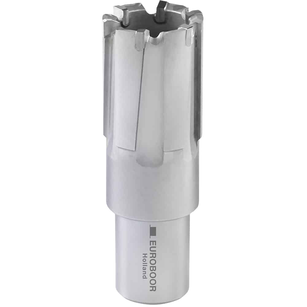 Корончатые свёрла TCT для рельс, глубина сверления — 25 мм, Weldon 19