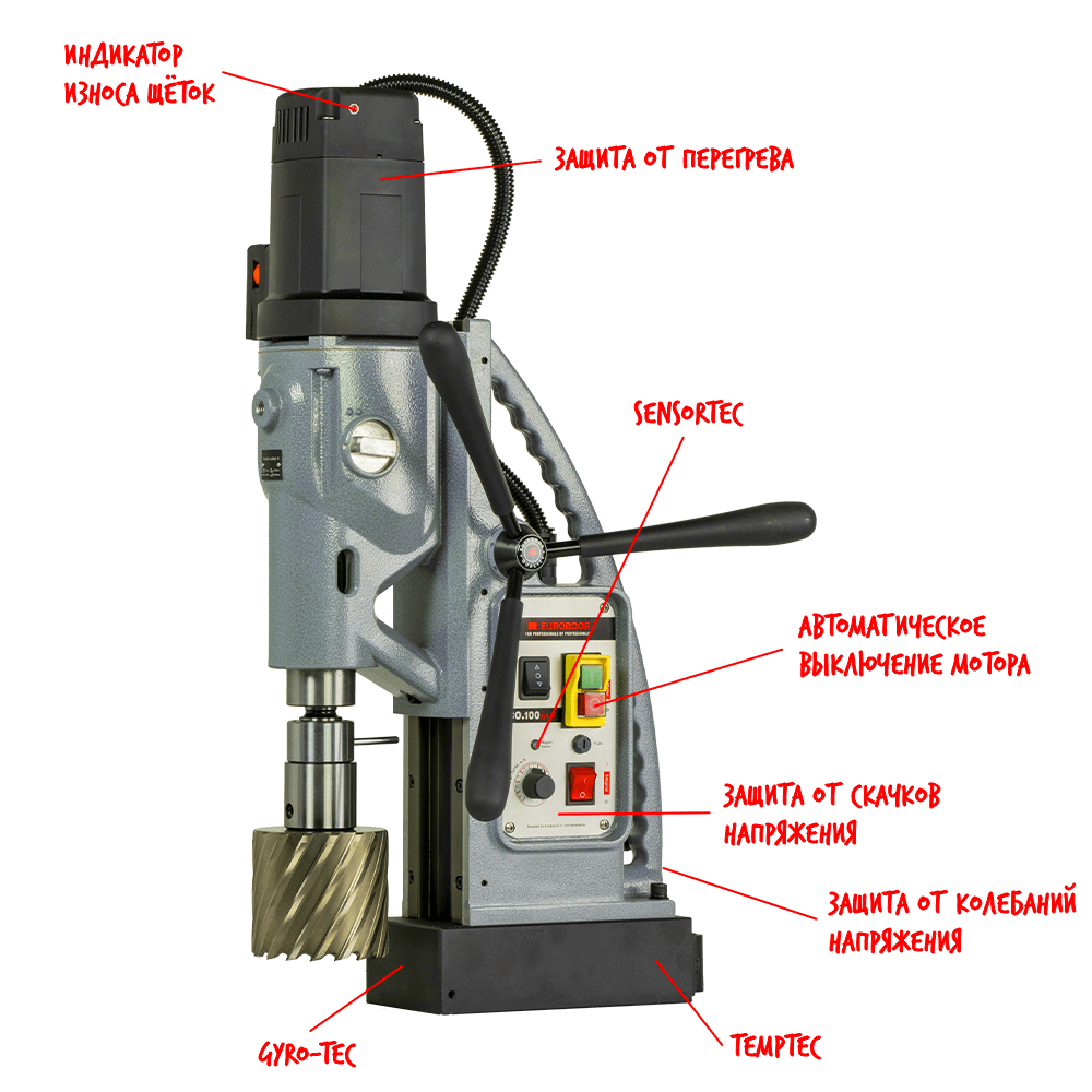 Магнитно-сверлильный станок Euroboor ECO.100S+/T