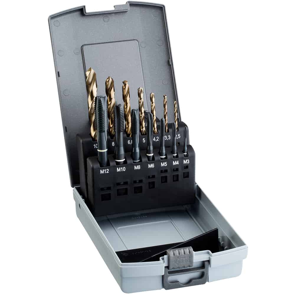 Набор: 7 свёрл, 7 метчиков