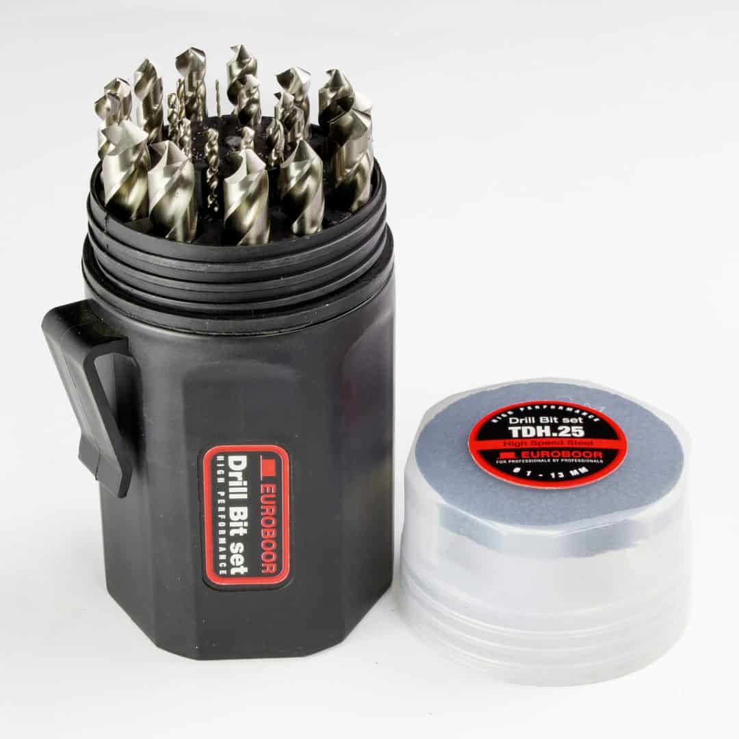 Набор из 25 сверл по металлу EUROBOOR TDH.25