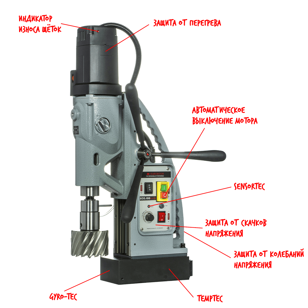 Магнитно-сверлильный станок Euroboor ECO.100S+/TD