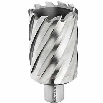 Корончатые свёрла Euroboor HSS, глубина сверления — 55 мм, Weldon 32