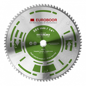 Диск отрезной по металлу Euroboor 80T